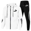 Survêtements pour hommes 2023 Marque Imprimé Commerce Extérieur Sports Ensembles Casual Sweat Pull Mode Zipper Costume Survêtement Femmes Survêtement