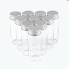 30 * 80 * 21mm 40ml bouteilles en verre couvercle en aluminium vide transparent cadeau souhaitant des pots 24pcslotgood qté Cqcvs