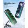 Portable Speakers WISETIGER Speaker Outdoor IPX7 Waterproof Sound Box BT5.3 Louderspeaker Stereo with 25W Colorful Light Surround 231017