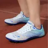 Модельные туфли Мужские кроссовки для соревнований по легкой атлетике Обувь для спринта Спортсмены с короткими шипами Кроссовки для бега Тренировочные гоночные спортивные туфли Размер 35-45 231016