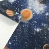 Bakgrundsbilder PVC Space Planet Bakgrund Barnrum Starry Sky Bakgrund Vägg Vattentät dekor