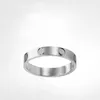 Designer-Ring Titanstahl Silber Liebesring Männer und Frauen Roségold Schmuck Paare Weihnachtsring Geschenk Party Hochzeit Weihnachten 323f