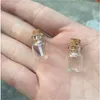 Mini Clear Amber Glass -flaskor med Cork Tome Inions Burs Decoration Crafts 100st Good Qty Nuqtn