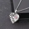Fashion Heart Lovers Woman Necklace Designer No Longer By My Side Letters Man Alloy Silver Chain Dog Paw Pendant South American Necklaces Pendants Choker Jewelry