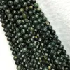 Pierres précieuses en vrac naturel véritable vert foncé Kambaba Jasper bijoux ronds petites perles boule 6mm 8mm 10mm 12mm 15" 05455