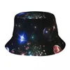 Berets Summer Beach Vacation Getaway Headwear Space Universe Accessories Bob Hat Sun Hats Galaxy Packable Fishing Fishing