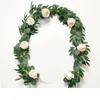 Decorative Flowers Artificial Eucalyptus Willow Hanging Decoration Wedding Class Balcony Garland Window As Shooting Props Diy Flower