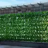 Декоративные цветы 0,5X3 метра настенные растения забор листья искусственный искусственный лист плюща конфиденциальность экран декор панели живая изгородь