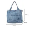 Cross Body Bags Casual Large Capacity Crossbody Bags Women Vintage Denim Girls Soulder Bags Travel Totes Fasion Female Soping and BagsblieBerryeyes