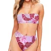 Women's Swimwear Summer Bikini 2023 Women Beach Wear Polynesian Tribal Clothing Hawaii Flower Print Lightweight Lady Swimsuit Set Sexy