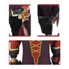 Jogo genshin impacto cosplay traje âmbar cosplay traje peruca feminina roupas vermelhas traje de halloween superior calça uniforme macacãocosplay