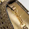 Top 7A Designer di qualità vsling tote Borse Designers Borse da donna Borse Borsa di lusso Totes tessute fatte a mano Grande fibbia in oro V Portafoglio moda