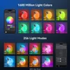 Alto-falantes de telefone celular Conch LED Night Light RGB Sunrise Bedside Atmosphere Lamp com Stereo BT Speaker Colorful Music Rhythm APP Control 231018