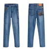 Jeans da uomo nuovi Jeans da uomo di marca di moda europea americana di strada Jeans slim denim dritto biker jeans strappati skinny Pantaloni a matita hip hop