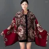 Шарфы 2023, роскошный дизайн, цветочный осенне-зимний кашемировый женский шарф высокого качества, плотная шаль, женский шерстяной шарф из пашмины, женский