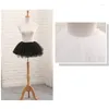 Dames Nachtkleding Dames Korte Balletdans Bubble Rok Vintage Gelaagd Geplooid Effen Kleur Tule Petticoat Cosplay Feestkostuum 449B