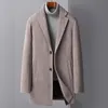 Heren wolmix collectie winterjas mode Hoge kwaliteit wollen jas Casual trenchcoat Heren Dress Jacket full size M4XL 231017