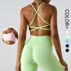 Strój jogi Shinbene Seamless 2.0 Cloud Cross Beautiful Back Gym Fitness Bras Sports