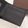 Gros marques célèbres crochet en cuir véritable organisateur portefeuilles court bi-fold portefeuille pour hommes promotion cadeau OEM sont les bienvenus