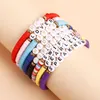 Boho Surfer Heishi Charm -armband Taylor Swiftie Disc Elastic Clay Beads Strands 1989 Letter African Friendship Wristband Beach smycken Pulseras för fans kvinnor