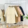 Women's Trench Coats Clothing Down Jacket Medium And Long Hooded Cotton Clothes Winter Korean Fashion Leisure Warm Thicken Coat G16