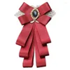 Noeuds papillon Cravate Broche Ensemble Coréen Britannique Hommes D'affaires Emcee Hôte Costume Noeud Papillon Poche Serviette Corsage Ensembles Hommes Accessoires De Mariage Cadeaux