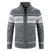 Männer Winter Strickjacken Jacke Sweatercoats Dicker Warme Casual Pullover Gute Qualität Männlich Slim Fit Outwear Winter Pullover