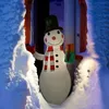2M Weihnachten PVC aufblasbare Schneemann Dekoration Garten Outdoor Blow Up LED Schneemann Spielzeug