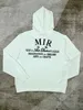 Heren sweatshirts nieuwe hoodie designer hoodie met rits heren hoge kwaliteit borduurwerk letterprint top modemerk wit klassiek puur katoen heren trui dameskleding