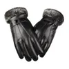 5本の指の手袋冬の手袋女性レザーは暖かい運転サイクリングスノーボードアウトドアスポーツグローブGuantes Invierno Guantes 231017