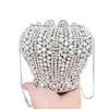 Sacs de soirée KHNMEET élégamment mignon cristal couronne designer sac à main de mariage sacs de bal femme pochette diamant bracelets SM26 231017