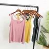 Damen-Tanks, modisch, übergroß, gerippt, lockere Tank-Tops, Damen-Unterhemd, schlicht, dehnbar, Damen, schlank, sexy, Träger-Cami, lässig