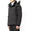 Nouveau style hommes hiver fourrure Canada vers le bas parka homme jassen chaquetas vêtements d'extérieur fourrure de loup manteau à capuche wyndham oie veste manteau hiver