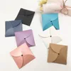 Jewelry Pouches Flower Bud Various Colors Earring Cards Eardrop Display Package Supply Bag Box Fashionable Small Size Paper Card 12Sets