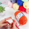 Fabric and Sewing 10pcs Milk Cotton Knitting Yarn Soft Blended Crochet Thread For Hand Sweater Baby 500gSet 231017