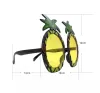 Hawaiian Beach Ananas Zonnebril Geel Bierglazen Vrijgezellenfeest FANCY DRESS Goggles Grappig Halloween Cadeau Mode Favor B1101