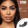 False Eyelashes GROINNEYA Manga Lashes 10 Pairs 3D Clear Band Natural Look Wispy Mink Fluffy Cat Eye Pack Fake 231017