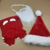 New Christmas Gift Set Christmas Hat Scarf Gloves Beard Mask Eyebrow Party Supplies