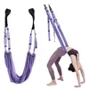 Resistance Bands Adjustable Aerial Yoga Strap Elastic Stretch Door Hanging Belts Hammock Swing Fitness Handstand Rope Training Device Women 231017