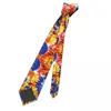 Bow Ties Tie Dye Neckties Unisex Polyester 8 Cm Colorful Neck For Mens Fashion Classic Accessories Cravat Wedding Office
