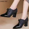 SURET Buty sapatos femininos damskie spiczaste palce wielokolorowe Wysokiej jakości wysokiej jakości wysokie obcasy damskie biuro biuro wysokie obcasy buty damskie buty 231016