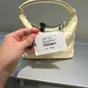 Saco bolsa bvs saco de jantar 2023 jodie tecido atado genuíno pele de carneiro com logotipo cosmético y moda amarelo mini axilas 0z5x