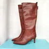 Thigh Fashion Sexy Autumn Soft 614 Slim Winter Leather Knee High for Women Snow Boots Women's Shoes Woman Booties 231018 's 635