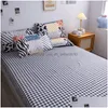 Conjuntos de cama Leopardo Impresso Desenhos Animados Geométricos Duvet Er Conforto King Size Queen Cama Folha 230105 Drop Delivery Home Garden Têxteis S Dhyw2