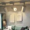 Faretto a binario a LED Spot 220V COB Set completo Lampada da soffitto Apparecchio di illuminazione a binario a LED per decorazioni per la casa Negozio di abbigliamento Faretto a soffitto