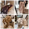 Designer Scarf Luxury Scarf Stylish Women Cashmere Designer Scarf Full Letter Tryckt Scarves Soft Touch Warm Wraps With Tags Autumn Winter Long Shawls