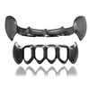 Grillz, Griglie dentali Hip Hop Liscio Protesi di Halloween Grillz Placcato in oro reale Rapper Griglie dentali Gioielli fantastici Golden Sier Rose Bl Dhhb5