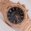 Audpi Royal Large Dial Oak Watch Mens Quartz Movement Watch Multifunction Wristwatch Epic Series 26320 Rose Gold Automatic Mechanical Swiss Famous Luxu WN-RLSE