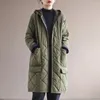 Parka da donna in piumino invernale oversize 4xl con cappuccio monopetto tasca grande di media lunghezza cappotti da donna vintage leggeri capispalla caldi giacche larghe 231018