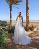 Böhmisches Hochzeitskleid 2024, schiere Langarm-Spitze, appliziert, Elopement-Brautkleid, Brautparty, geschwollenes Tutu-Kleid in A-Linie